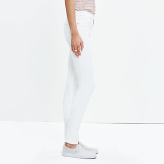 Madewell Taller 8" Skinny Jeans in Pure White