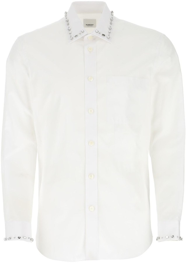burberry shirt white mens