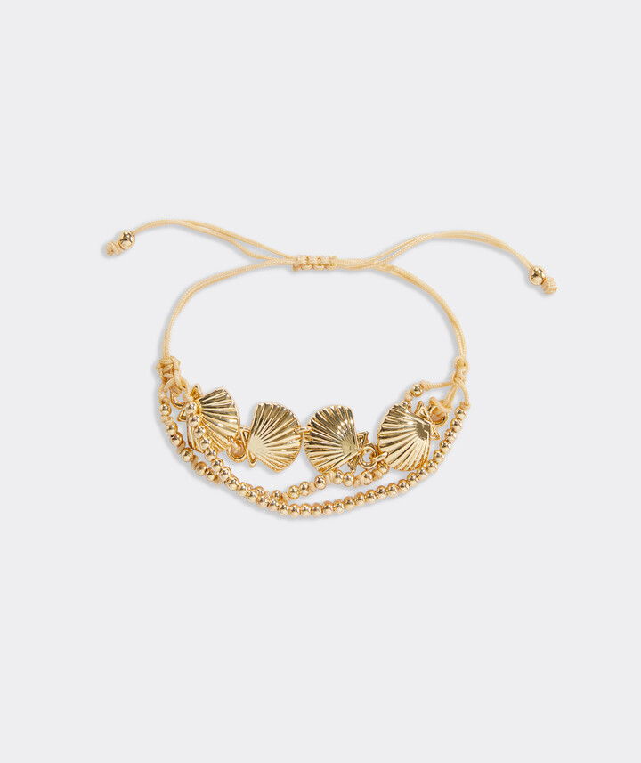 Scallop Shell Bracelet Set