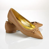 Thumbnail for your product : Ralph Lauren Leather Sally Flat