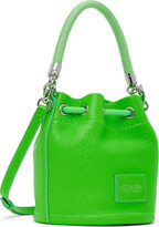 Thumbnail for your product : Marc Jacobs Green 'The Leather Mini Bucket' Bag