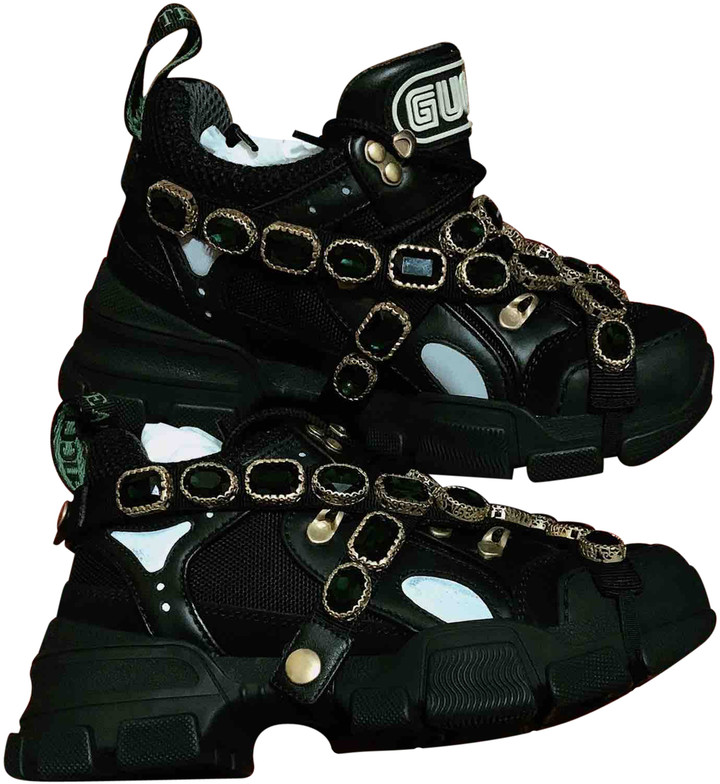 gucci flashtrek mens black