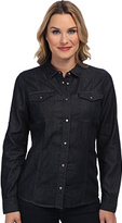 Thumbnail for your product : Jones New York JNYJ Fitted Denim Shirt