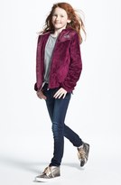 Thumbnail for your product : The North Face 'Oso' Plush Fleece Hooded Jacket (Big Girls)