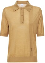 Thumbnail for your product : Burberry Madeline Logo Wool Blend Knit Polo