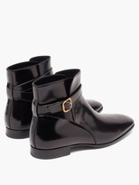 Thumbnail for your product : Tod's Janeiro Buckle-strap Leather Boots - Black