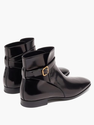 Tod's Janeiro Buckle-strap Leather Boots - Black