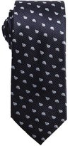 Thumbnail for your product : Saint Laurent navy and blue paisley print silk tie