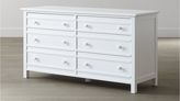 Thumbnail for your product : Brighton White 6-Drawer Dresser