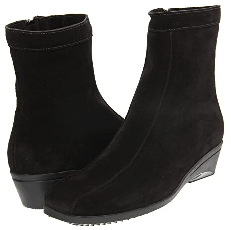 la canadienne black suede boots