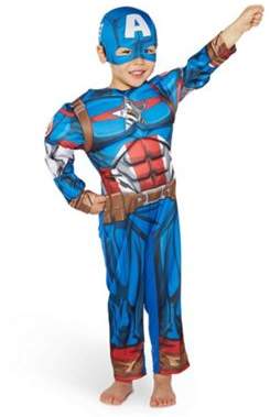Marvel Captain America Fancy Dress Costume 7-8 years