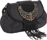 Thumbnail for your product : Inge Christopher Jewel Buckle Silk Frame Bag