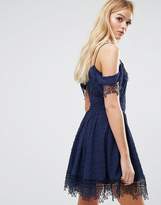 Thumbnail for your product : Whistles Lace Cold Shoulder Dress