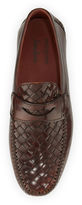 Thumbnail for your product : Magnanni Woven Leather Penny Driver