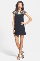 Thumbnail for your product : Xscape Evenings Beaded Cutout Neck Shift