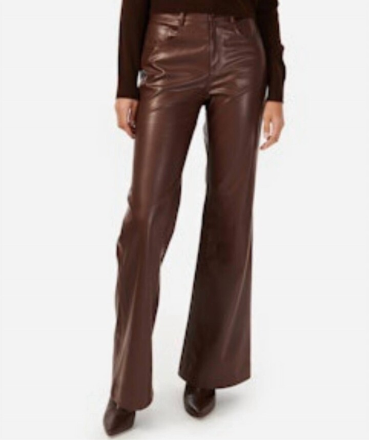 CAMI NYC Zenobia Vegan Leather Pants In Java - ShopStyle