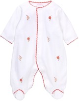 Thumbnail for your product : Kissy Kissy Scattered Crochet Velour Footie (Baby Girls)