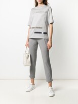 Thumbnail for your product : Fabiana Filippi Drawstring Waist Trousers