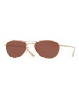 Thumbnail for your product : Oliver Peoples The Row Aero L.A. Aviator Sunglasses