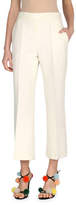 Thumbnail for your product : Fendi Cropped Wool/Silk Wide-Leg Pants