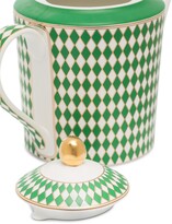 Thumbnail for your product : Pols Potten Chess print teapot (1100ml)