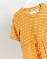 Thumbnail for your product : Mama Licious Mamalicious mini t-shirt dress in stripe