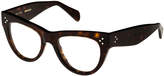Thumbnail for your product : Celine Cat-Eye Acetate Optical Frames, Light Brown