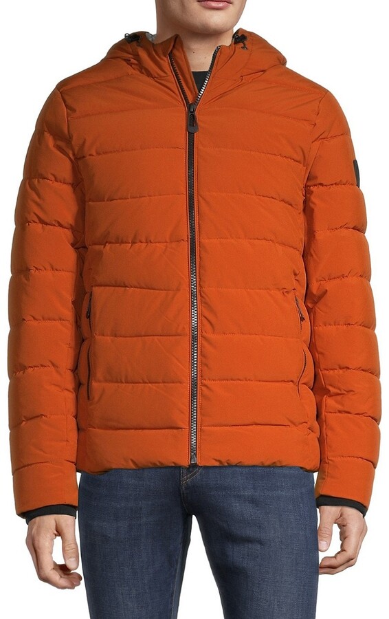 fur lined puffer jacket mens