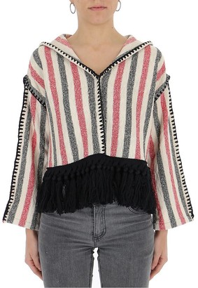 Philosophy di Lorenzo Serafini Fringed Stripe Hoodie