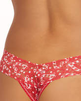 Thumbnail for your product : Hanky Panky I Heart Peppermint Low-Rise Lace Thong