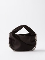 Thumbnail for your product : Jimmy Choo Bonny Twist-handle Satin Handbag - Black