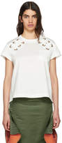 Thumbnail for your product : Sacai White Lace-Up T-Shirt