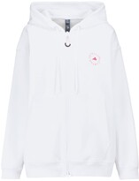 Thumbnail for your product : adidas by Stella McCartney Organic cotton-blend hoodie