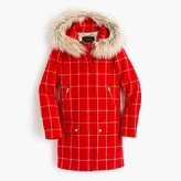 Thumbnail for your product : J.Crew Petite chateau parka in windowpane check