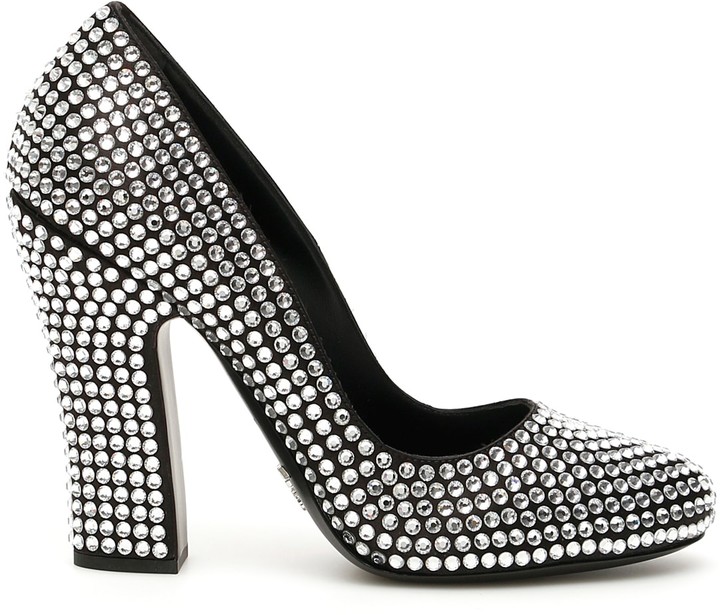 prada swarovski shoes
