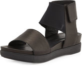 Thumbnail for your product : Eileen Fisher Spree Sport Leather Sandal, Black
