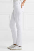 Thumbnail for your product : J Brand Maude Mid-rise Slim-leg Jeans - White