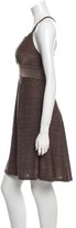 Thumbnail for your product : Adam Lippes Sleeveless Mini Dress Brown