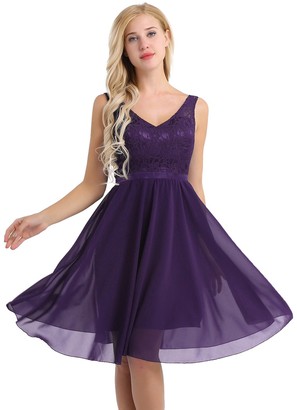 Purple Cocktail Dresses Uk | Shop the world's largest collection of fashion  | ShopStyle UK