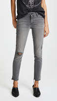 Thumbnail for your product : Mother Looker Skinny Ankle Fray Jeans