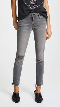 Mother Looker Skinny Ankle Fray Jeans