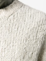 Thumbnail for your product : Brunello Cucinelli Chunky Crew Neck Jumper