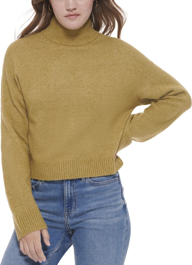 Calvin Klein Women's Green Sweaters | ShopStyle