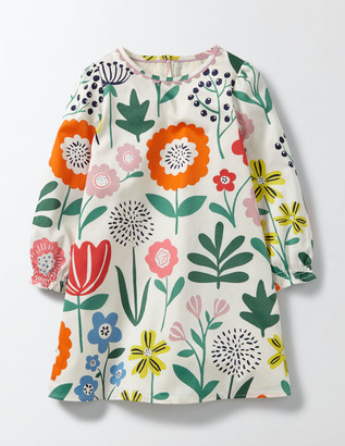 Boden Woven Printed Smock Dress