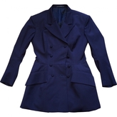 Thumbnail for your product : Yohji Yamamoto Blue Wool Jacket