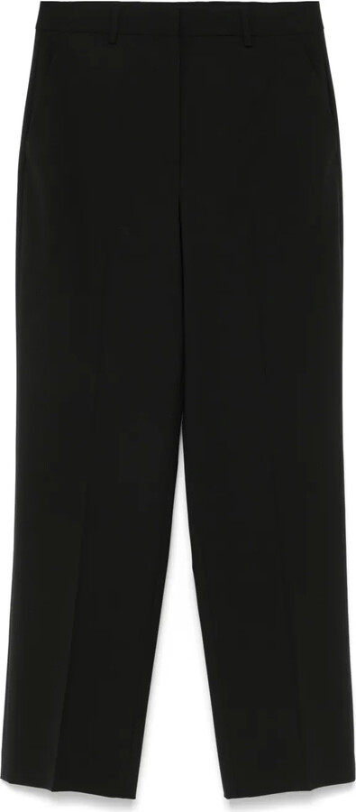 Theory High-Waisted Straight-Leg Trousers