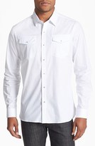 Thumbnail for your product : 7 Diamonds 'All American' Trim Fit Cotton Blend Sport Shirt