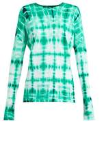 Thumbnail for your product : Proenza Schouler Tie Dye Long Sleeved Cotton T Shirt - Womens - Blue Multi