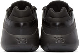 Thumbnail for your product : Y-3 Black Qr Run Sneakers