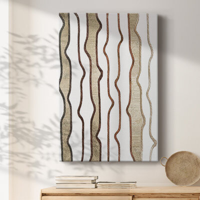 Wrought Studio Jagged Flow IV On Canvas Print